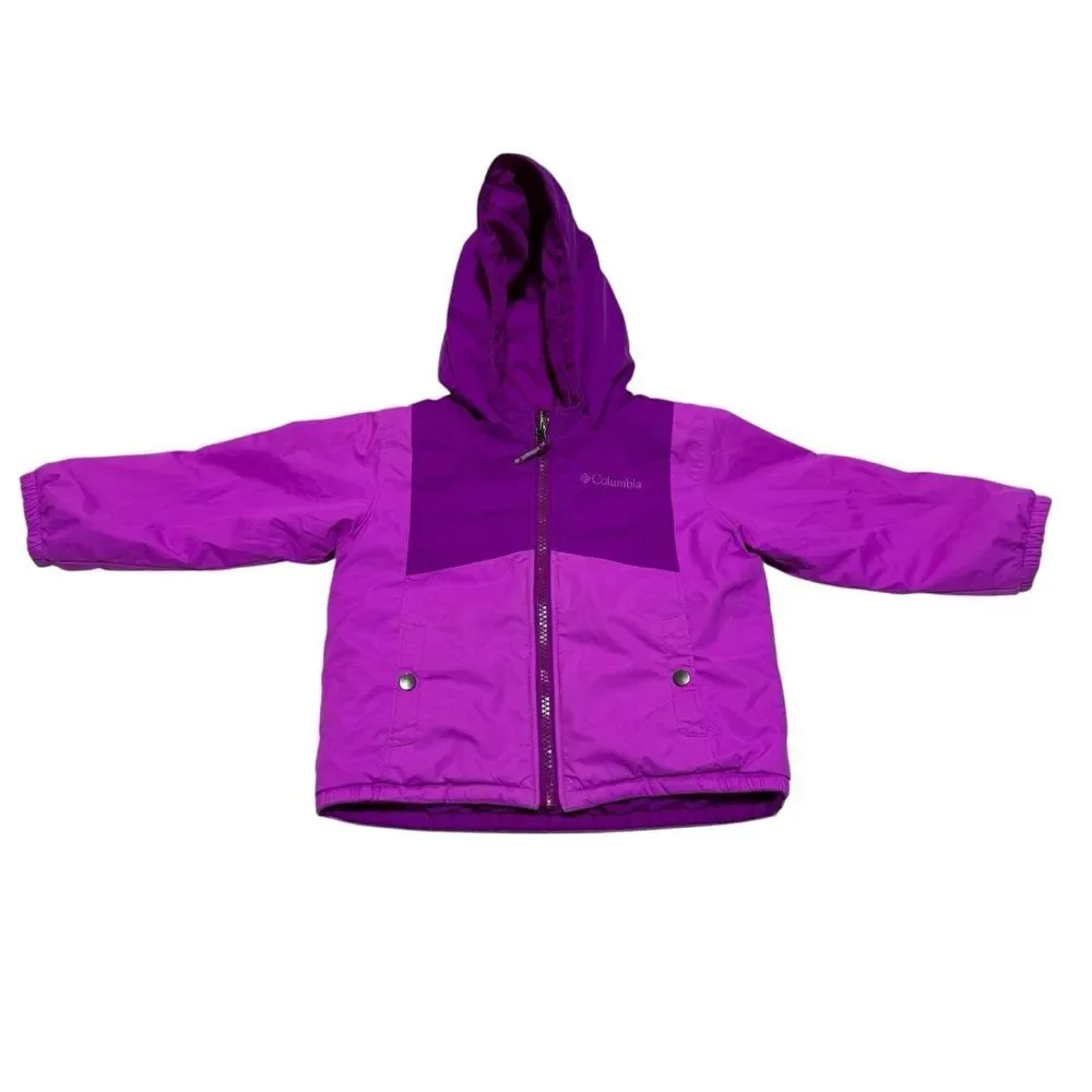 Columbia Purple Reversible Puffer Winter Jacket